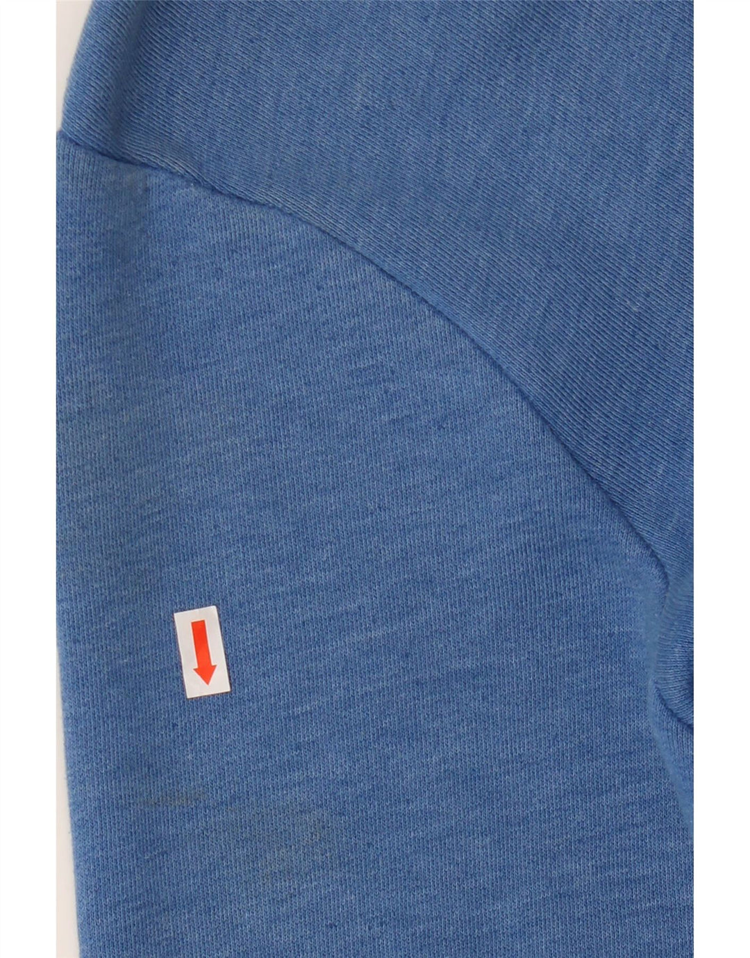 Felpa con cappuccio grafica da uomo Superdry grande in cotone blu