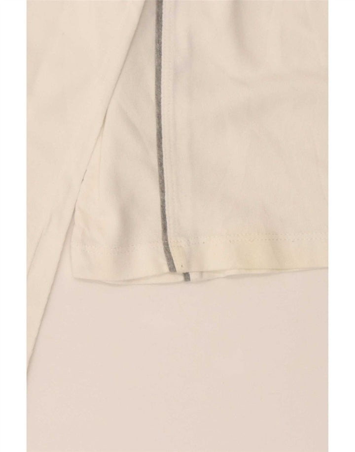 Maglietta grafica da donna Champion manica lunga UK 12 medio bianco