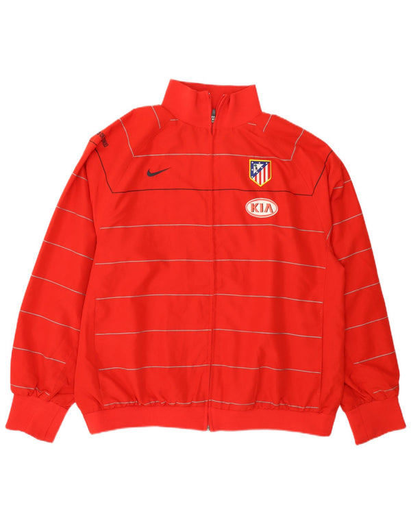 Giacca da tuta da uomo Nike Atletico Madrid UK 44/46 XL a righe rosse
