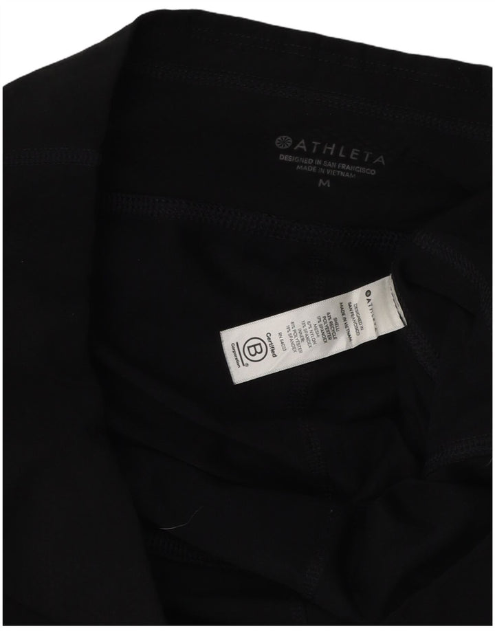 ATHLETA Womens Tennis Skirt UK 12 Medium  Black Polyester