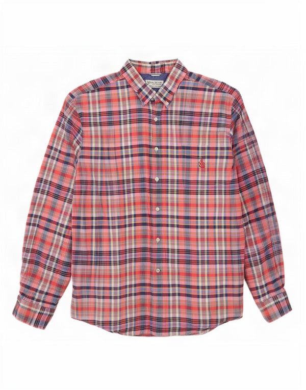 Camicia da uomo in flanella Heritage Nautica 2XL cotone a quadri multicolore