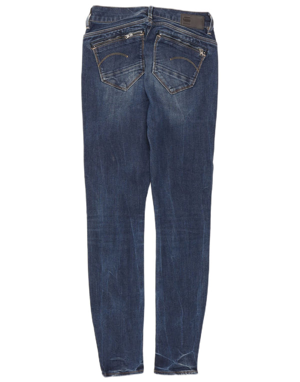 Jeans skinny Midge da donna G-Star W28 L30 cotone blu navy