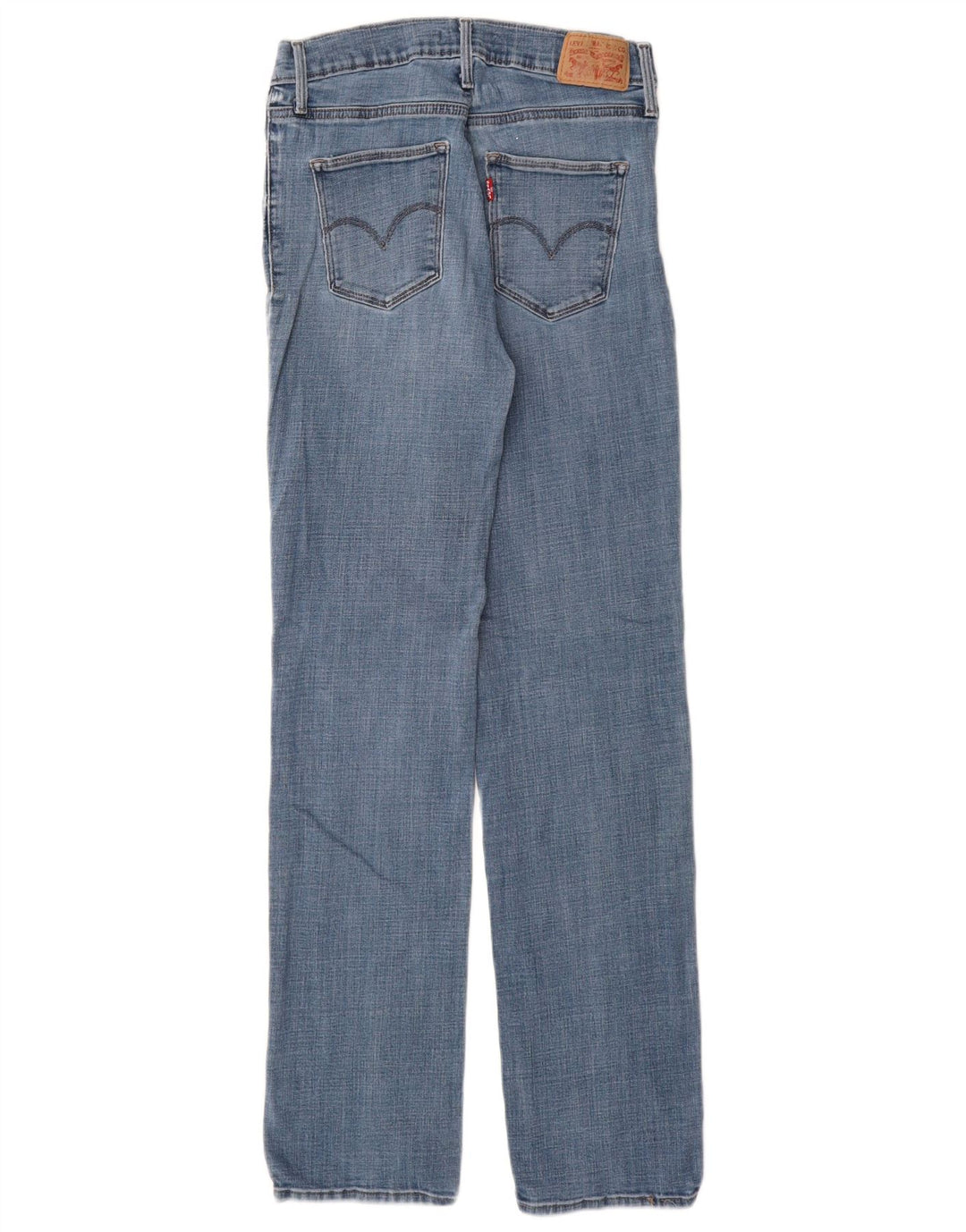 Jeans dritti slim fit da donna LEVI'S W28 L32 cotone blu