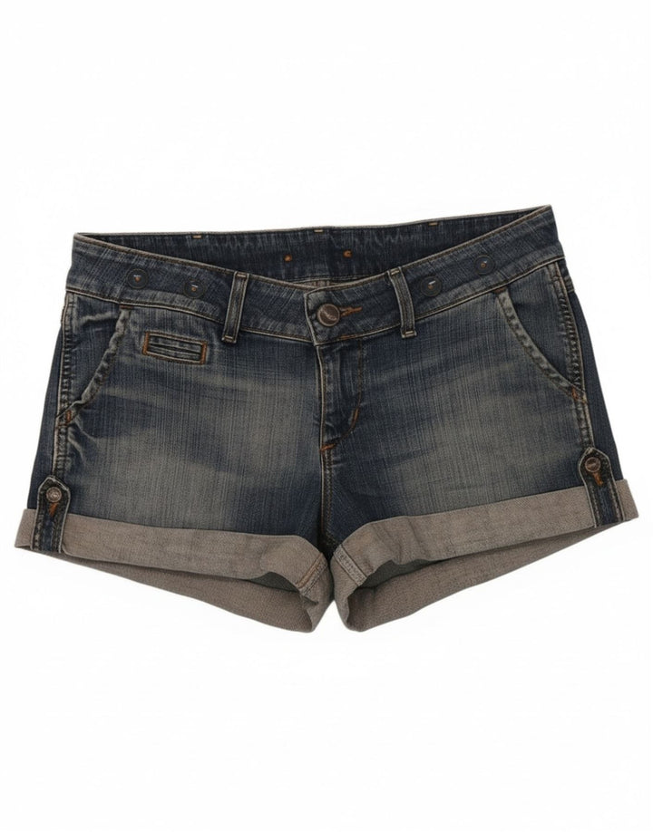 Pantaloncini di jeans Wrangler da donna Sarah Fit W30 cotone blu medio