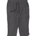 EDDIE BAUER Womens Capri Tracksuit Trousers UK 14 Medium  Grey Cotton Vintage Eddie Bauer and Second-Hand Eddie Bauer from Messina Hembry 
