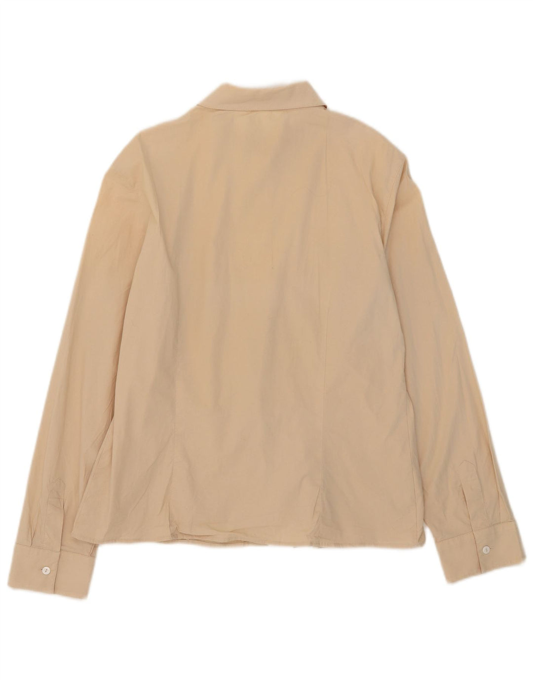 Camicia da donna ALVIERO MARTINI UK 16 grande cotone beige