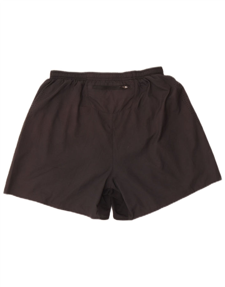 Pantaloncini sportivi NIKE Dri Fit da uomo medio nero in poliestere