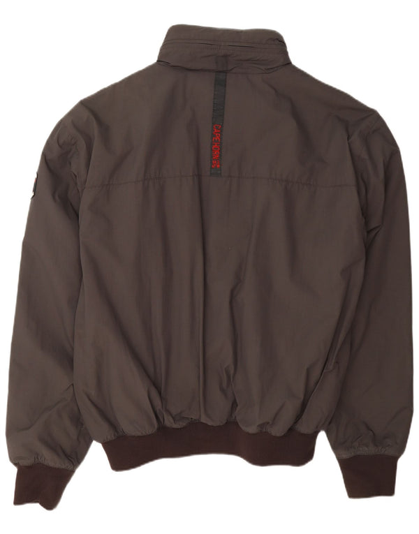 Giubbotto bomber con cappuccio da uomo Cape Horn UK 44 2XL Poliammide marrone