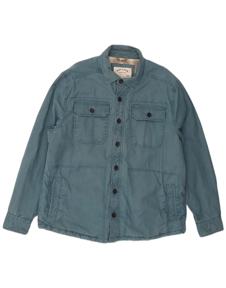 Camicia da boscaiolo da uomo Fat Face 2XL in cotone blu