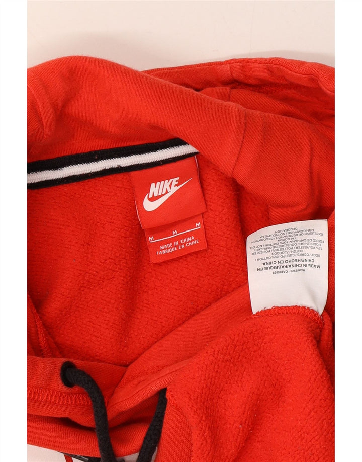 NIKE Mens Graphic Hoodie Jumper Medium Red Cotton Vintage Nike and Second-Hand Nike from Messina Hembry 