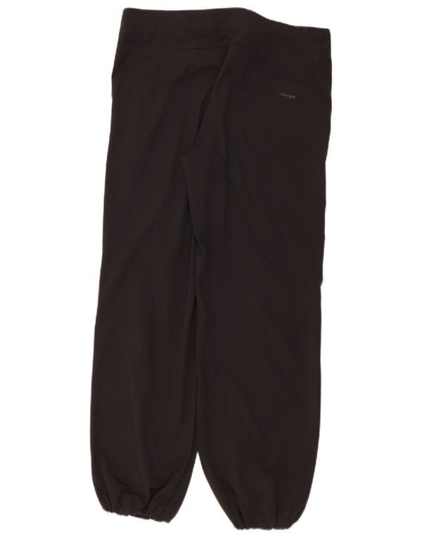 Adidas Womens Clima 365 Joggers Trousers UK 12 Medium W34 L30 Black