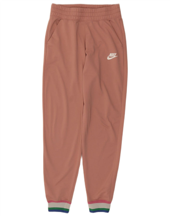 Pantaloni da tuta da donna Nike Joggers UK 10 Small Rosa Poliestere
