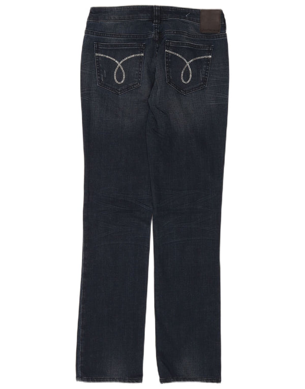 CALVIN KLEIN Jeans skinny a vita bassa da donna W26 L32 cotone blu navy