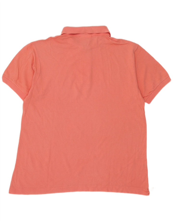 Polo da uomo Lacoste taglia 4 in cotone rosa medio