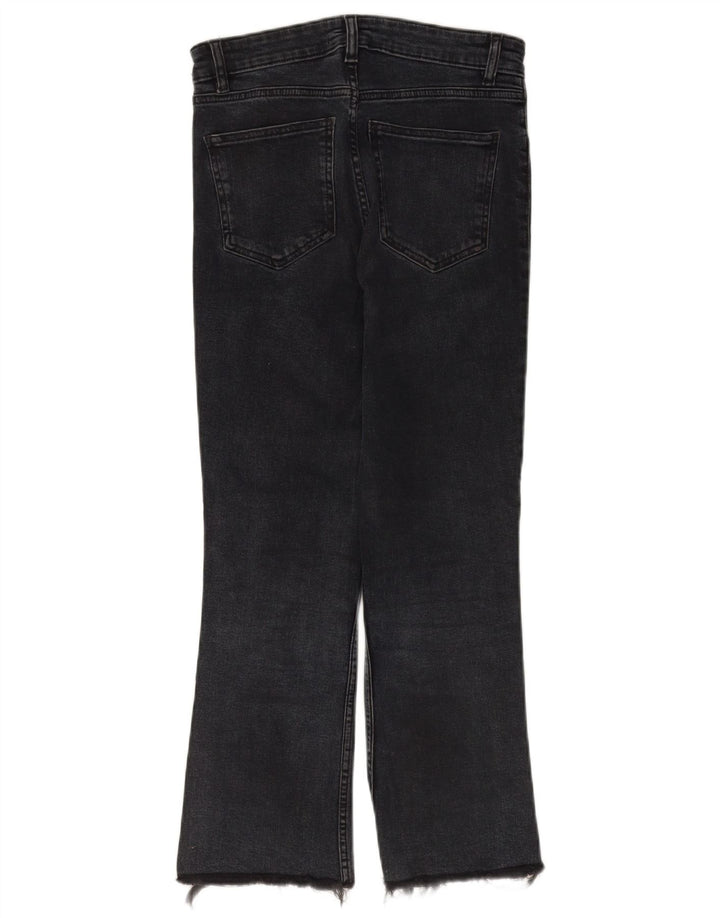 Jeans Bootcut da donna Zara EU 36 XS W26 L25 cotone nero