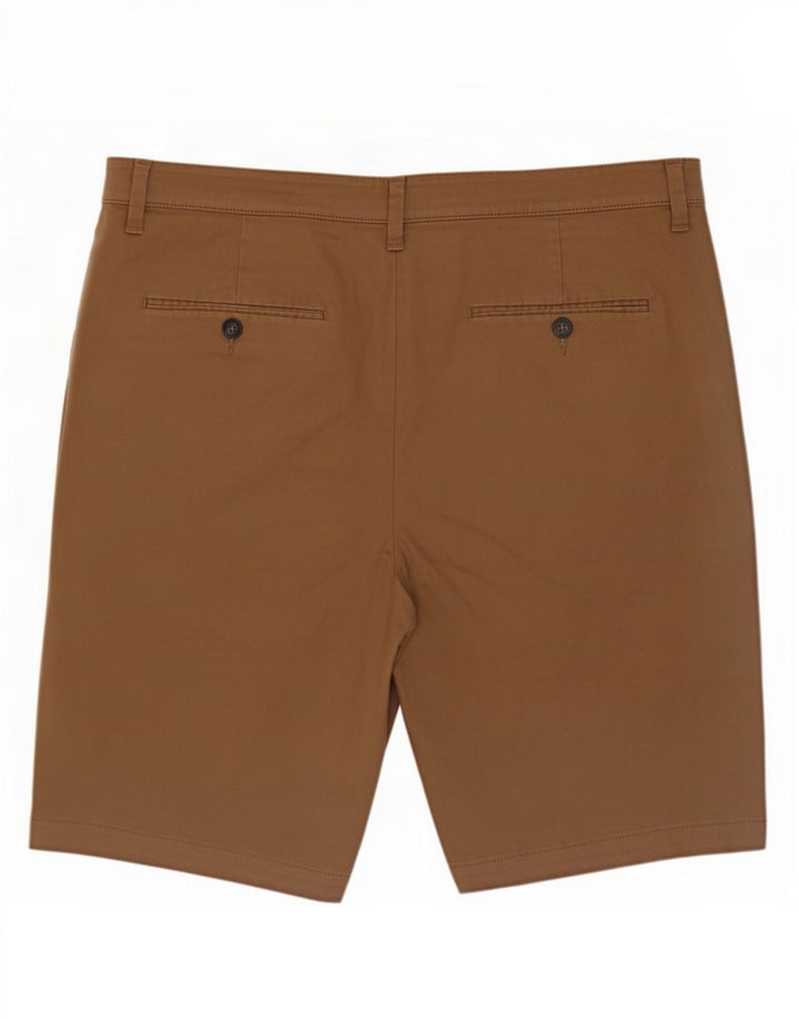 Pantaloncini chino da uomo Marks & Spencer grandi W36 in cotone beige