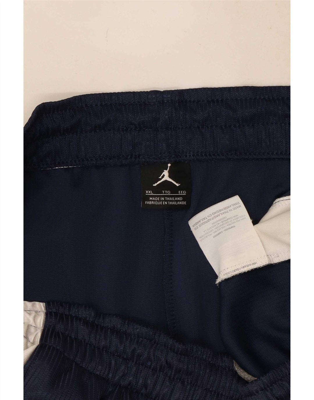 Pantaloncini sportivi da uomo Jordan 2XL Poliestere color block blu navy