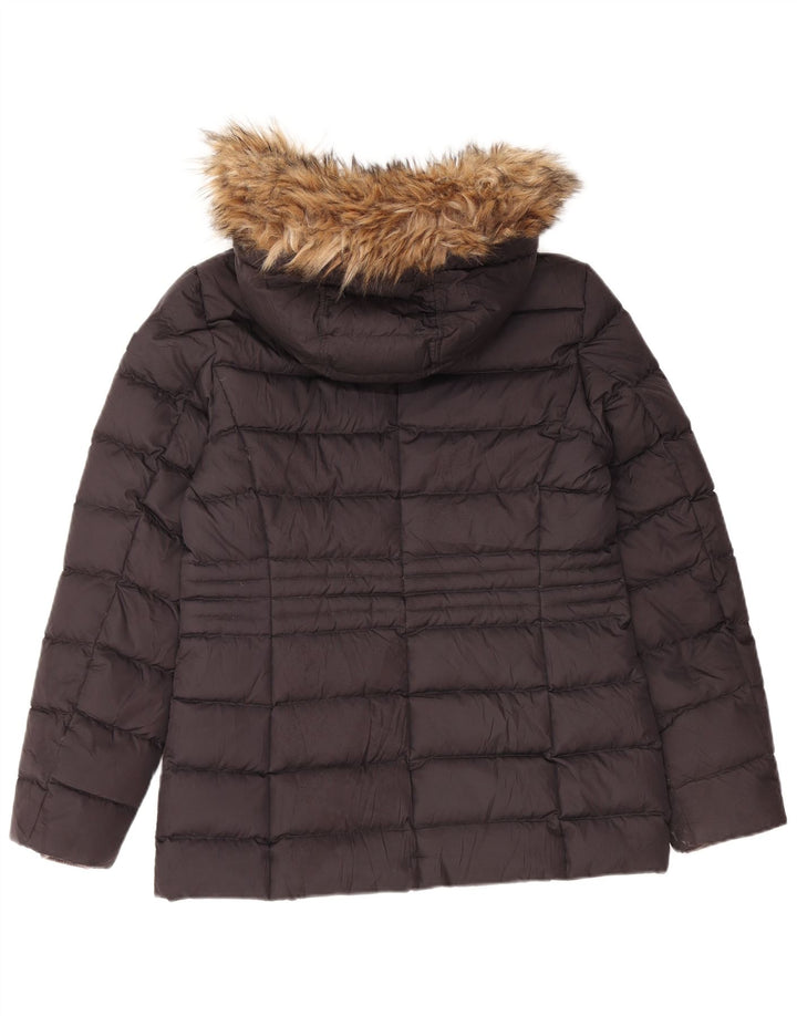 Giacca imbottita con cappuccio da donna ESPRIT UK 10 piccola nera