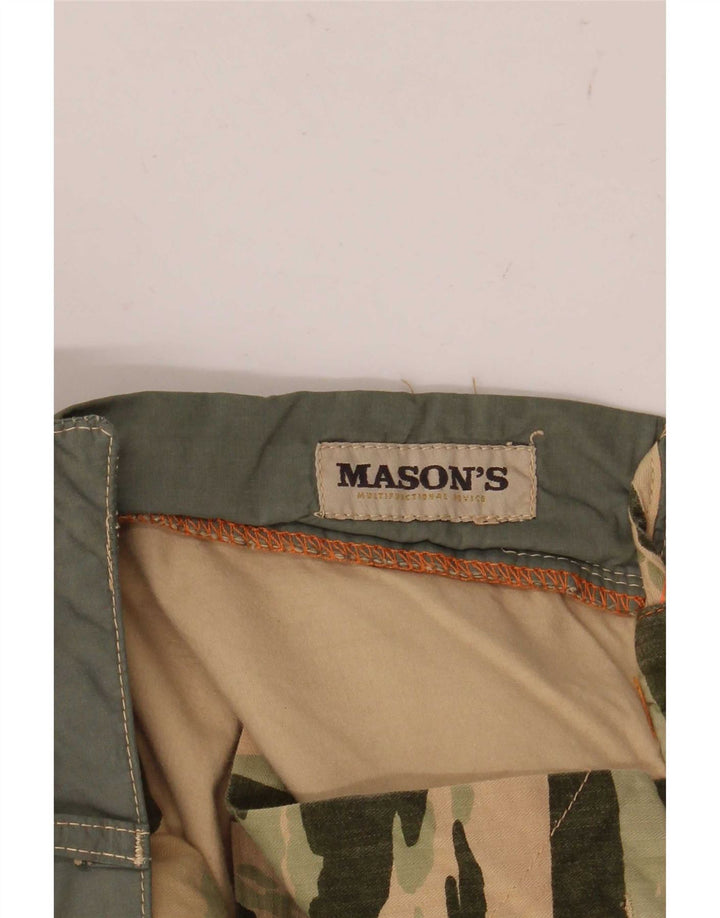 Pantaloni cargo da jogging da uomo Mason's W32 L34 verdi