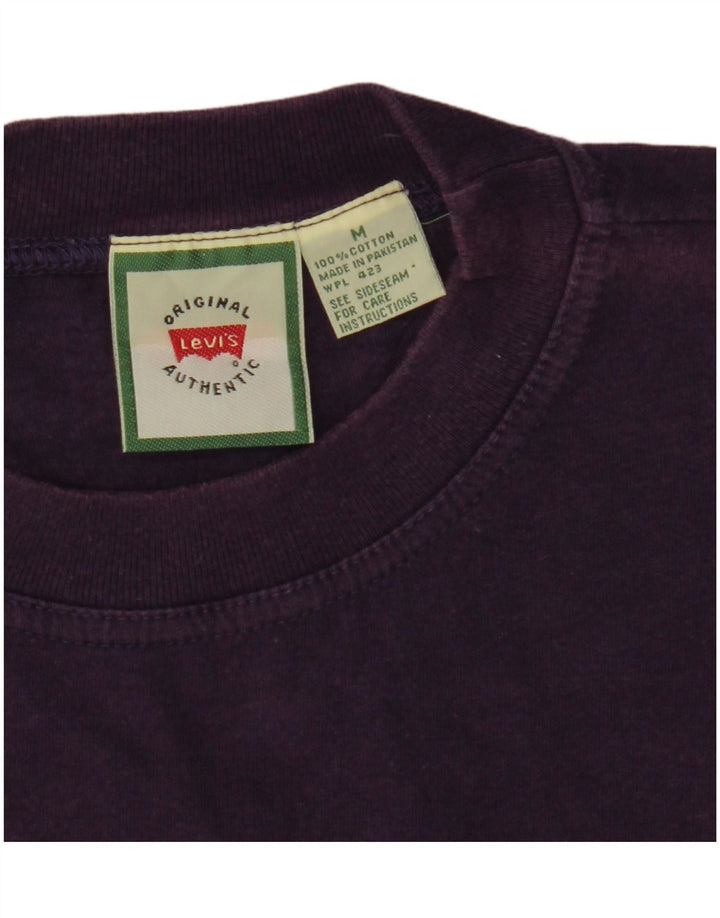 T-shirt da uomo Levi's Top in cotone viola medio