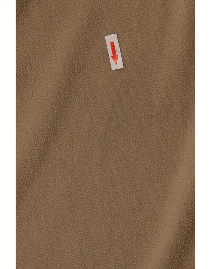 Maglione in pile da uomo The North Face con zip e collo in poliestere beige medio