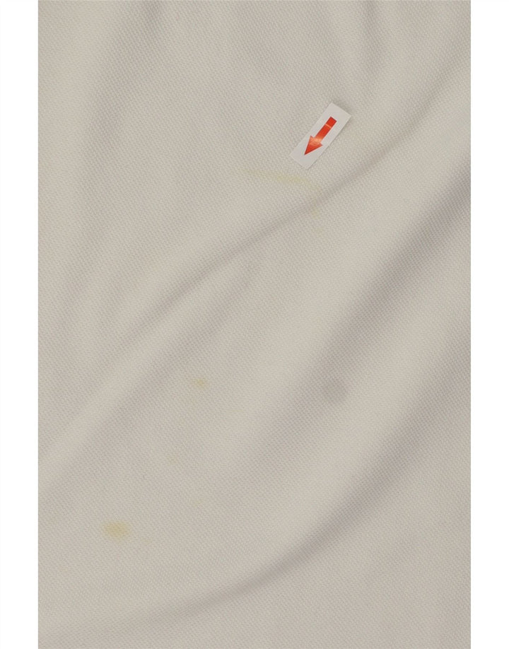 Polo da rugby da uomo HENRI LLOYD XL in cotone bianco