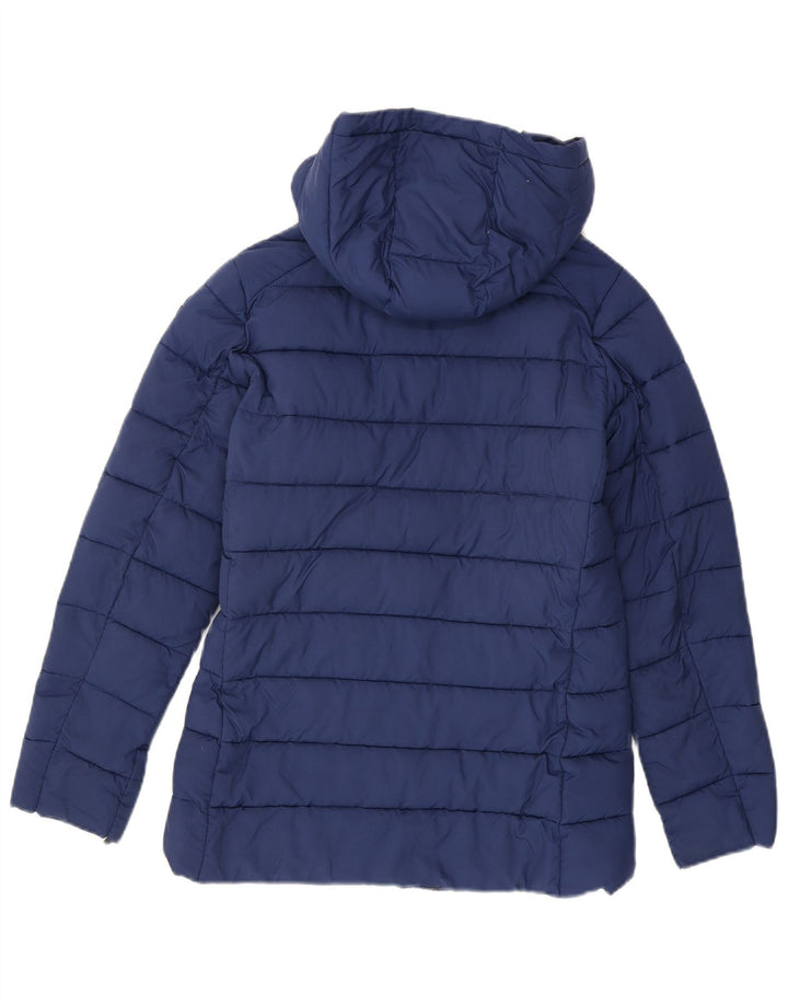 Giacca imbottita con cappuccio per ragazze Invicta 15-16 anni in poliestere blu navy
