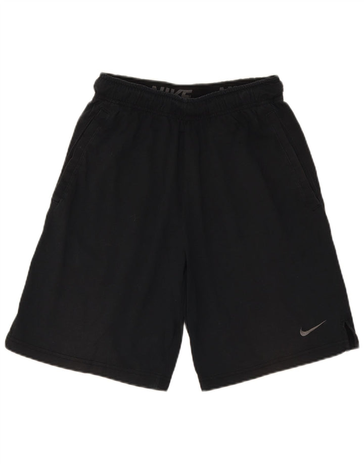 Pantaloncini sportivi Nike Dri Fit da uomo piccoli in cotone nero