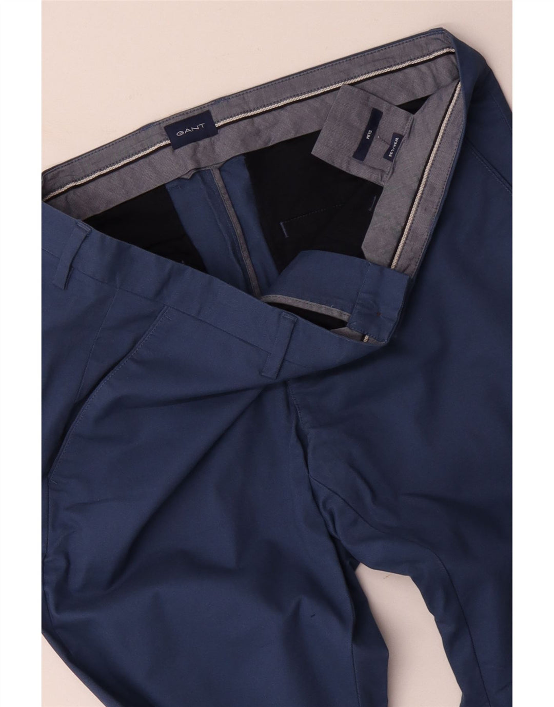 Pantaloni chino slim da uomo GANT W36 L34 Blu