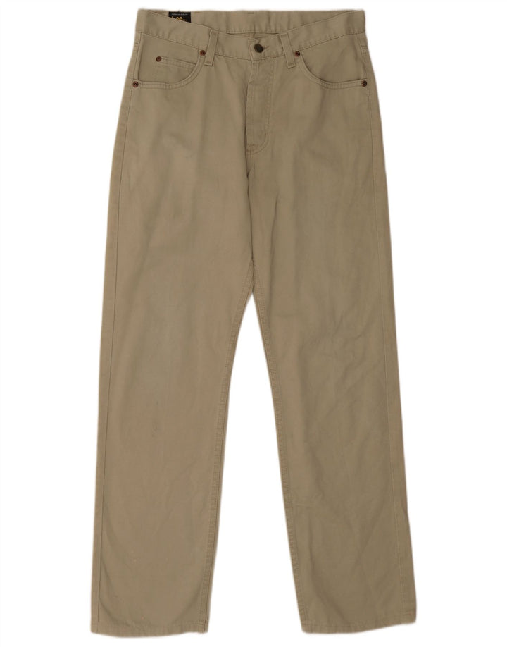 Jeans dritti Chicago da uomo Lee W32 L30 cotone kaki