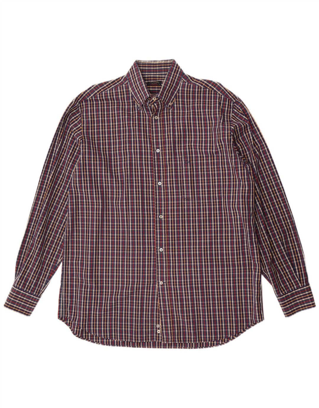 Camicia da uomo Paul & Shark taglia 42 grande motivo a quadri multicolore
