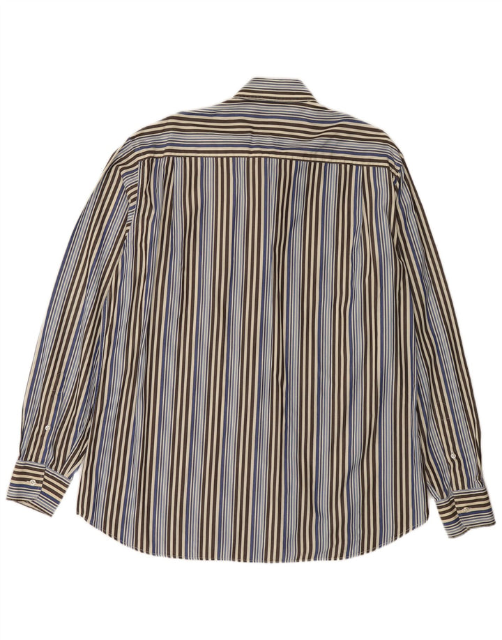 PAUL & SHARK Camicia da yachting da uomo in cotone a righe grandi multicolore