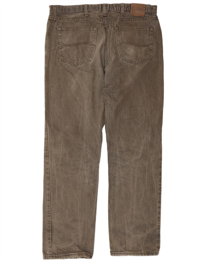 Jeans dritti da uomo Lee vestibilità regolare W38 L32 Grigi