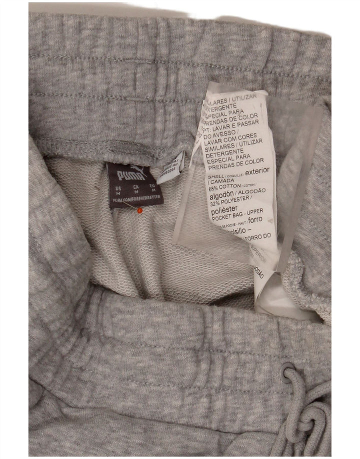 Pantaloncini sportivi da uomo PUMA in cotone grigio medio