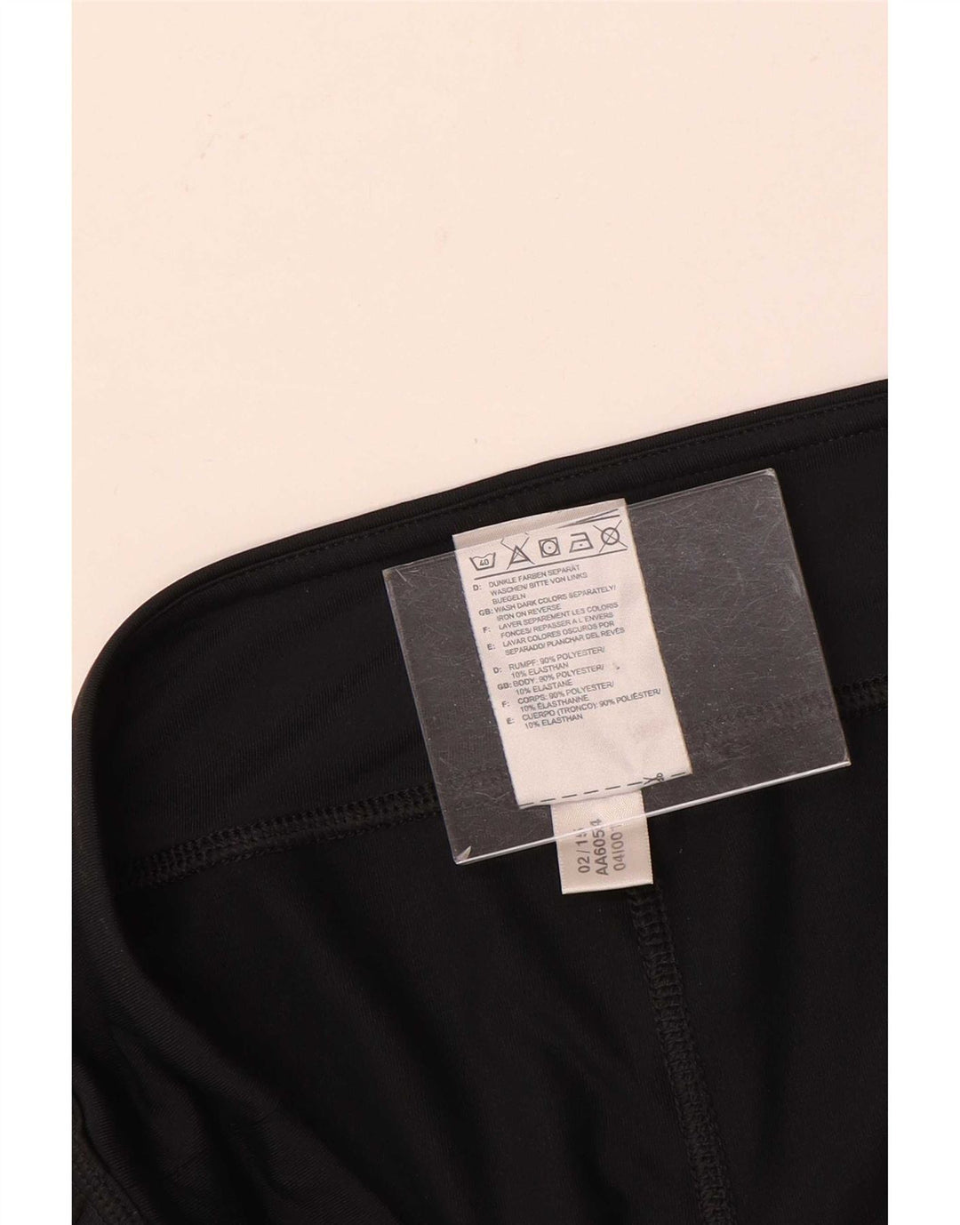 Leggings Capri da donna Adidas UK 16 grande poliestere nero