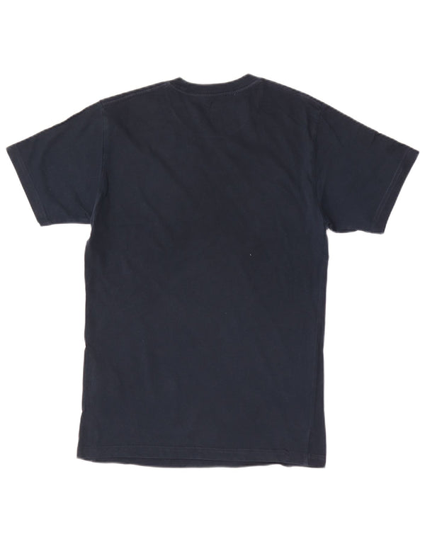 Vans Mens Classic Fit Graphic T-Shirt Top Small Navy Blue Cotton