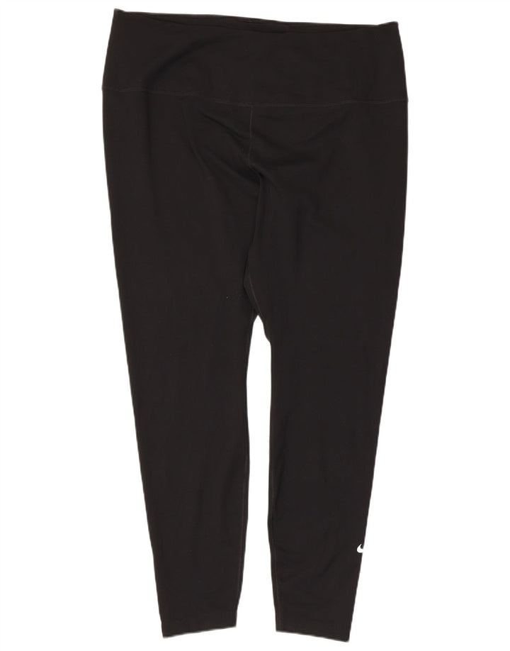 Leggings Nike Dri Fit da donna UK 20 2XL poliestere nero