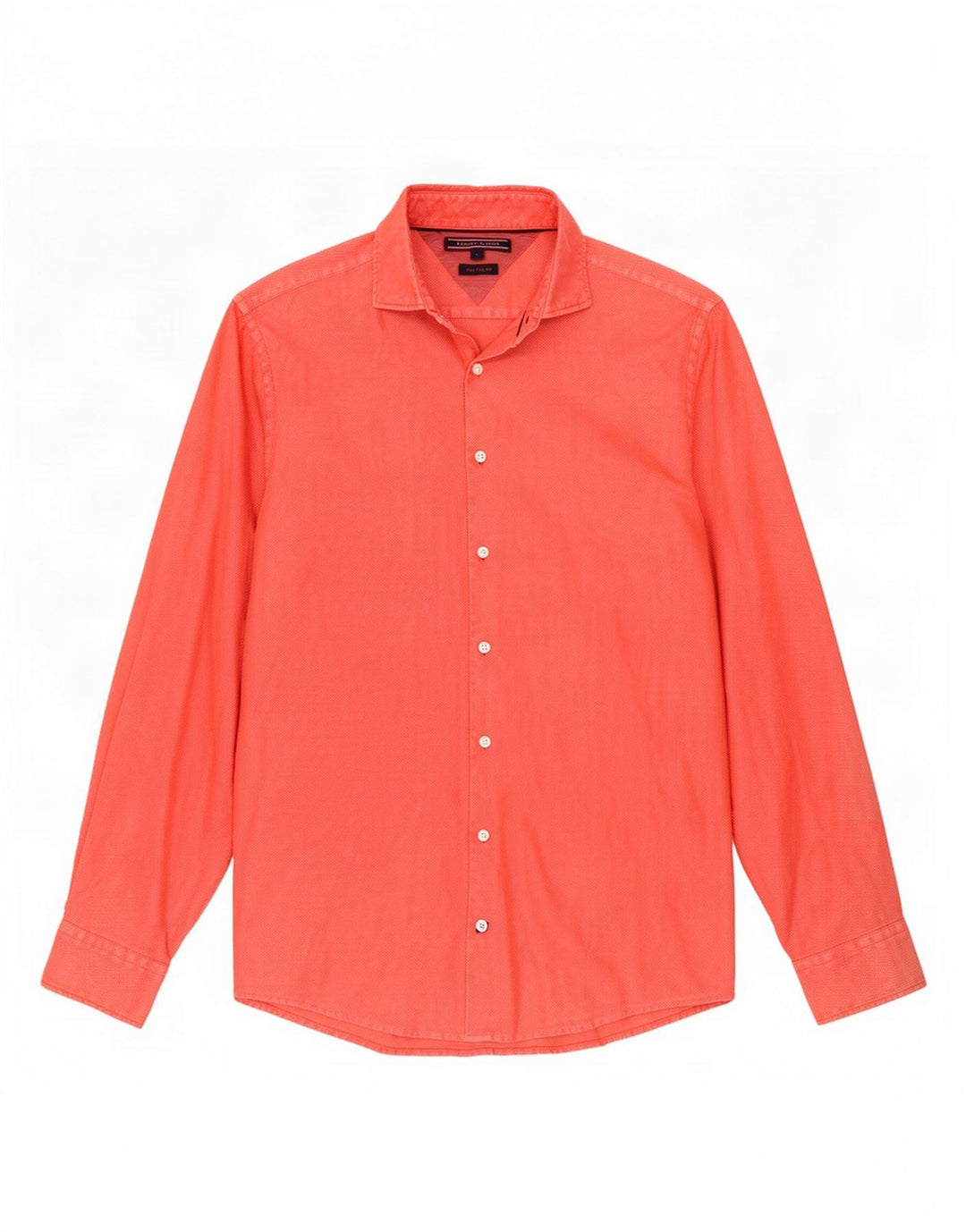 Camicia da uomo Tommy Hilfiger grande in cotone rosso