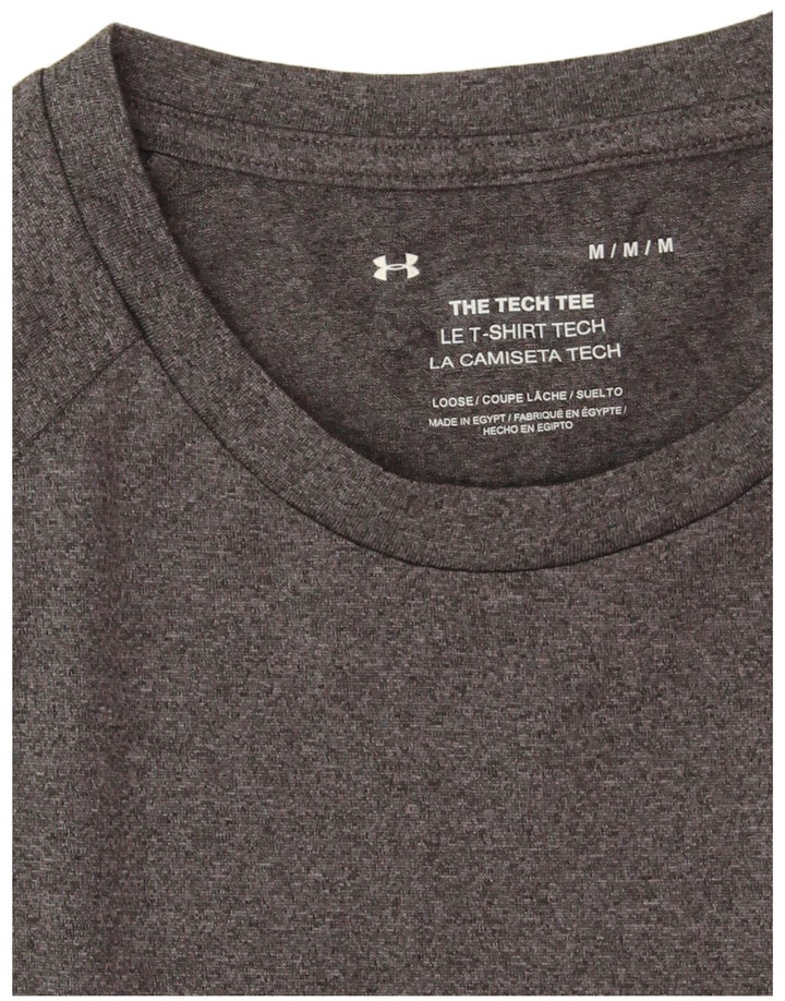 T-shirt ampia da uomo Under Armour grigio medio