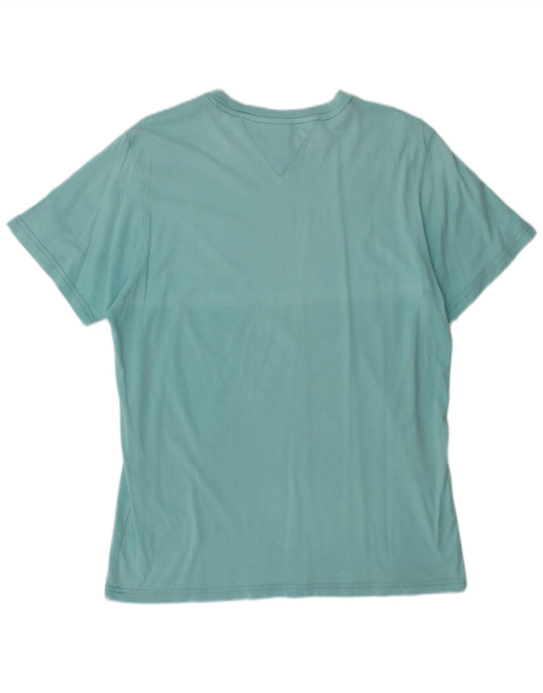 T-shirt grafica da uomo Tommy Hilfiger Top piccola in cotone blu