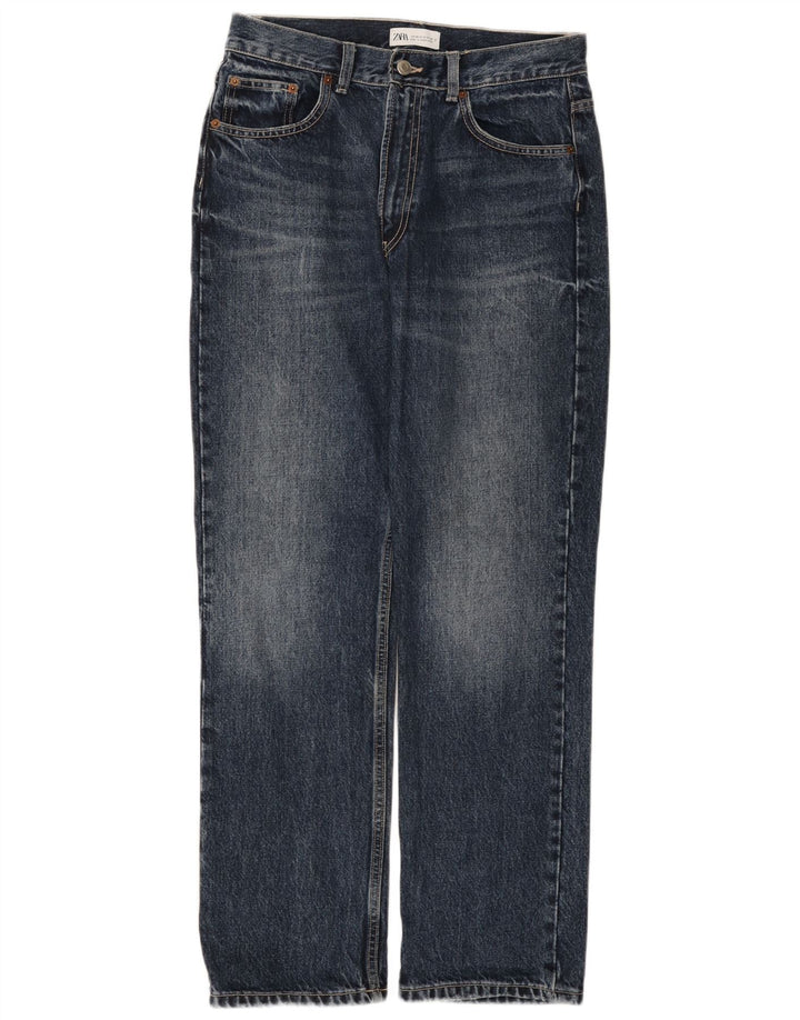 Jeans dritti da donna Zara EU 40 medi W30 L29 Blu
