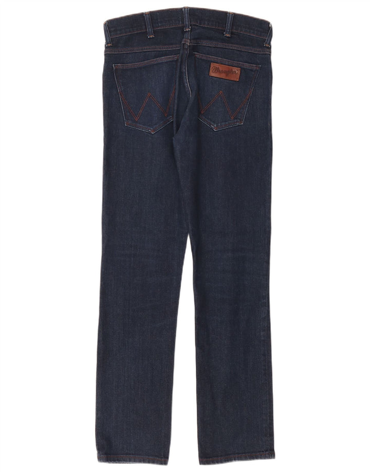 Jeans Wrangler Larston Slim da uomo W32 L32 in cotone blu navy