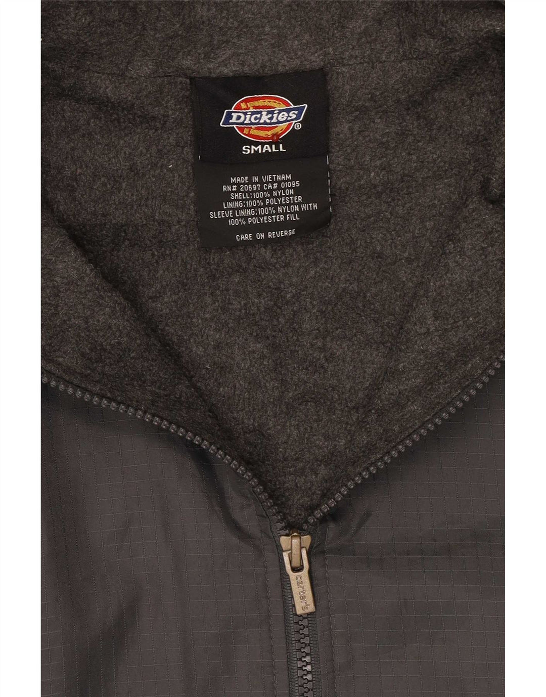 Giacca a vento con cappuccio da uomo Dickies UK 36 Small Grigio Poliestere