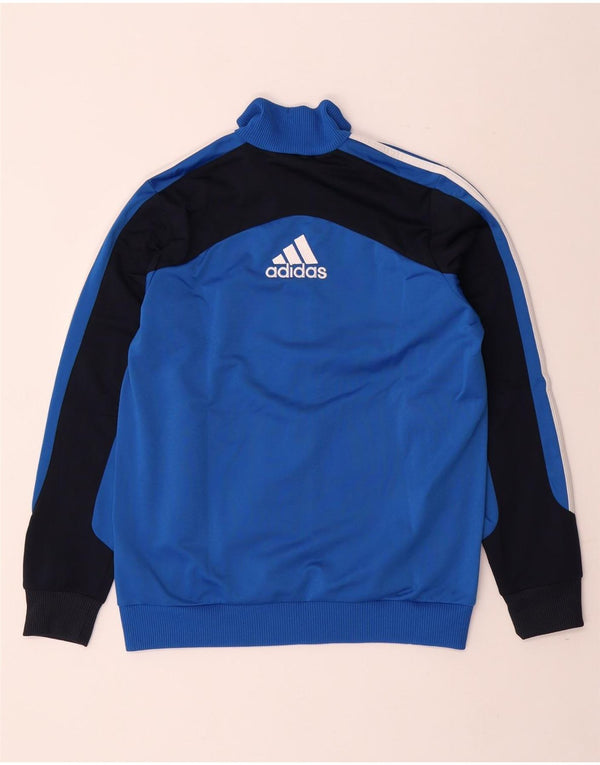 Giacca da ginnastica grafica ADIDAS per ragazzi 13-14 anni Blu Colourblock