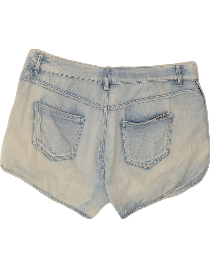 GUESS Womens Denim Shorts W34 Large Blue Vintage Guess and Second-Hand Guess from Messina Hembry 