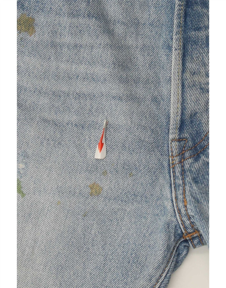 Levi's Uomo 501 Jeans dritti invecchiati W30 L34 Cotone blu