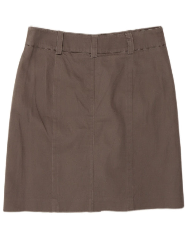 Gonna longuette regolare da donna Oasis US 10 Large W30 in cotone marrone
