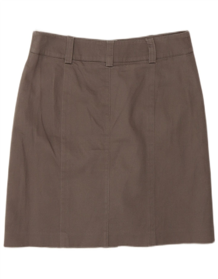 Gonna longuette regolare da donna Oasis US 10 Large W30 in cotone marrone