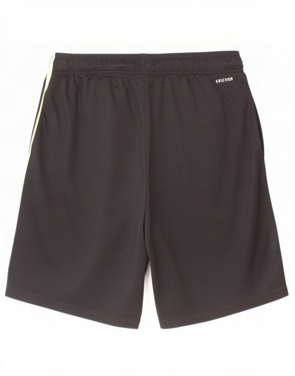 Pantaloncini sportivi Adidas Aeroready da ragazzo 15-16 anni in poliestere nero