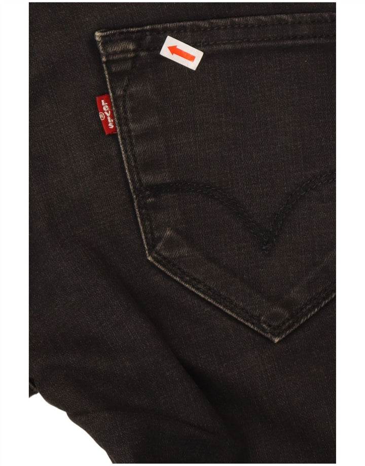 LEVI'S Jeans 519 Slim da Donna W29 L32 Cotone Grigio